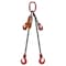 Hsi Two Leg Chain Slng, Adjstbl Type B, 5/8 in dia, 22ft L, Oblong Link to Slng Hook, 39,100lb Lmt 10ADOS5/8B-22 - alternate 1